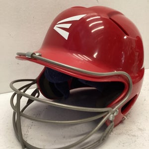 Used Easton BATTING HELMET Batting Helmet w/Mask Red MD 11443-S000198219
