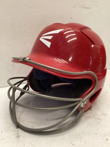 Used Easton BATTING HELMET Batting Helmet w/Mask Red MD 11443-S000198219