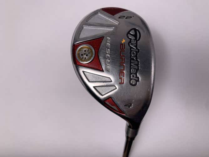 TaylorMade Burner Rescue 4 Hybrid 22* REAX SuperFast 65g Stiff Graphite Mens RH