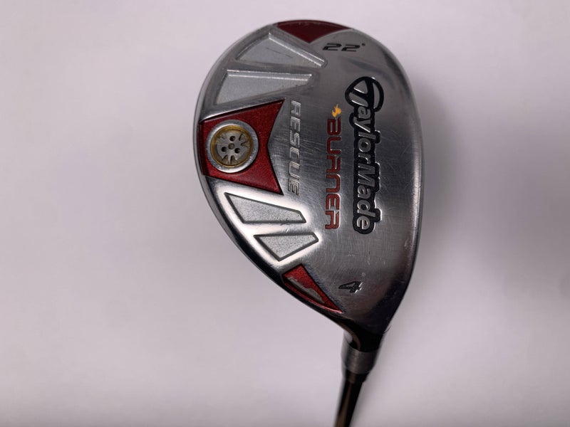 TaylorMade Burner Rescue 4 Hybrid 22* REAX SuperFast 65g Stiff Graphite Mens RH