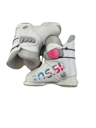 Used Rossignol FUN GIRL Girls DH Ski Boot White 165 MP - Y09 11769-S000029163