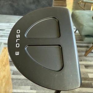 Black Men's 2024 Ping PLD Milled Oslo 3 Gunmetal Mallet Right Handed Putter Uniflex 34" (Used)