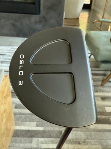 Black Men's 2024 Ping PLD Milled Oslo 3 Gunmetal Mallet Right Handed Putter Uniflex 34" (Used)