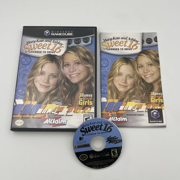 Mary-Kate and Ashley: Sweet 16 - Licensed to Drive (Nintendo GameCube, 2002) CIB