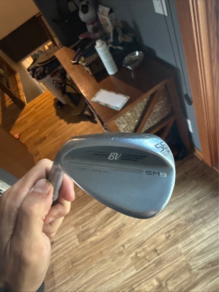 Men's Titleist Vokey SM9 Left Hand Wedge Wedge Flex 56 Degree Steel Shaft (Used)