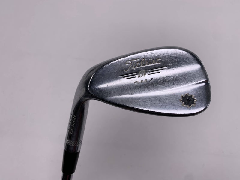 Titleist Vokey SM7 Tour Chrome Gap Wedge GW 52* 8 F-Grind Wedge Steel Mens LH