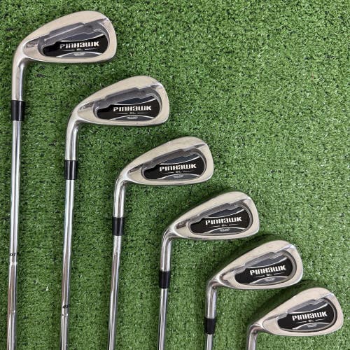 Pinhawk SL Single One Length Iron Set 4-9 Apollo Steel Regular Flex Left Handed