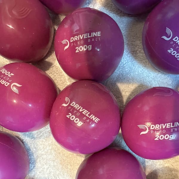 Driveline Baseball Mini Hitting PlyoCare Balls – Purple 200g – Lot