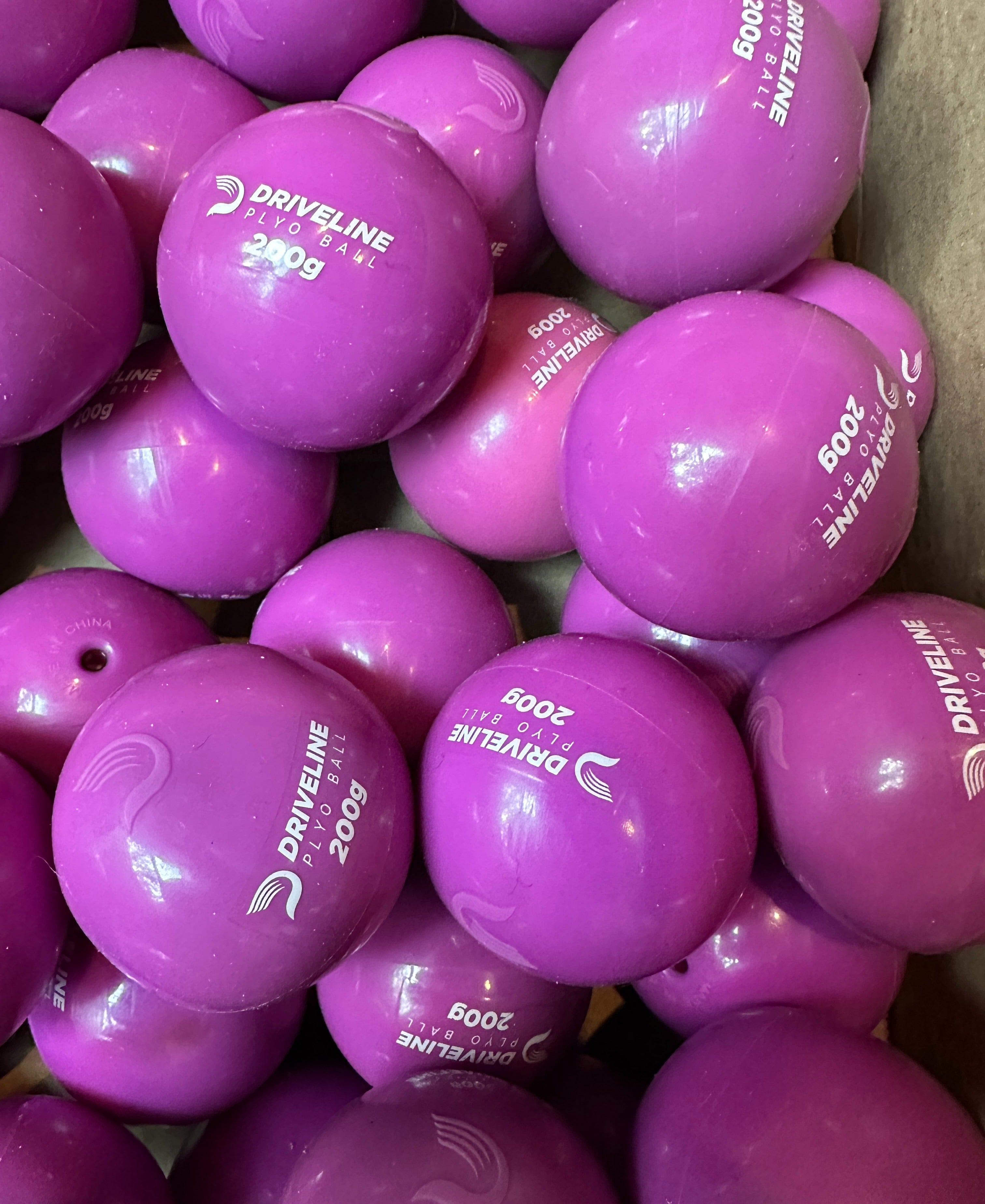 Driveline Baseball Mini Hitting PlyoCare Balls – Purple 200g – Lot