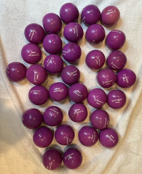 Driveline Baseball Mini Hitting PlyoCare Balls – Purple 200g – Lot