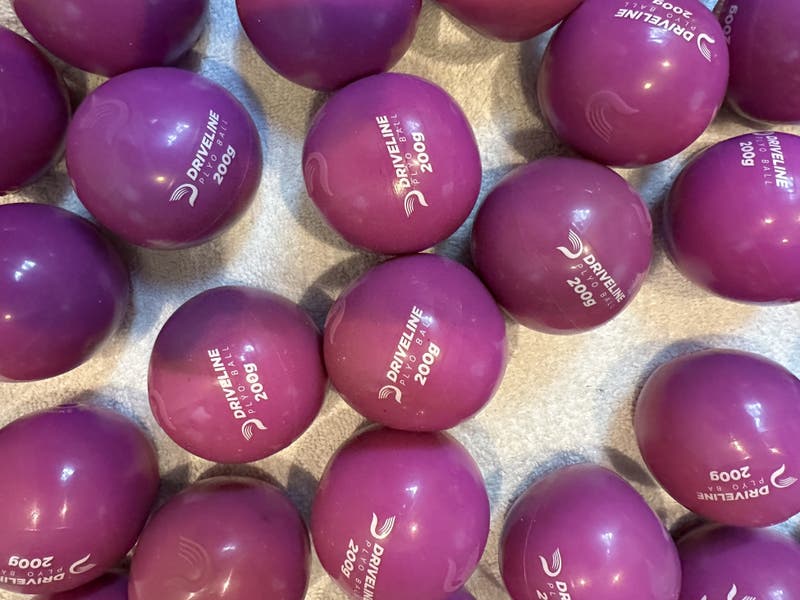 Driveline Baseball Mini Hitting PlyoCare Balls – Purple 200g – Lot
