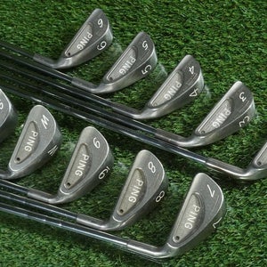 PING KARSTEN I BALANCE IRON SET TOE-HEEL 17-4 10pc. 2-PW+SW STIFF BLACK DOT RH