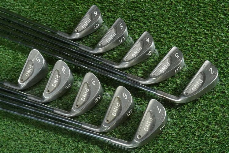 PING KARSTEN I BALANCE IRON SET TOE-HEEL 17-4 10pc. 2-PW+SW STIFF BLACK DOT RH