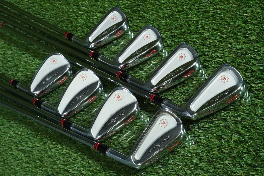 BEN HOGAN APEX FTX IRONS SET FORGED 8pc. 3-9,EW STEEL 4 STIFF FLEX RH ~ WOW!!
