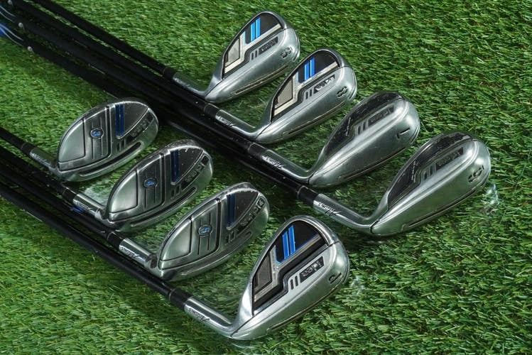 ADAMS IDEA 2014 IRONS/HYBRIDS SET 3H-P RAYON BASSARA 60 REGULAR RH ~ LOOK!!