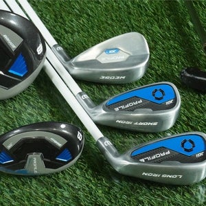 WILSON KIDS JUNIOR PROFILE JGI 6-PIECE GOLF STARTER SET 56"-63 ~ NICE!!