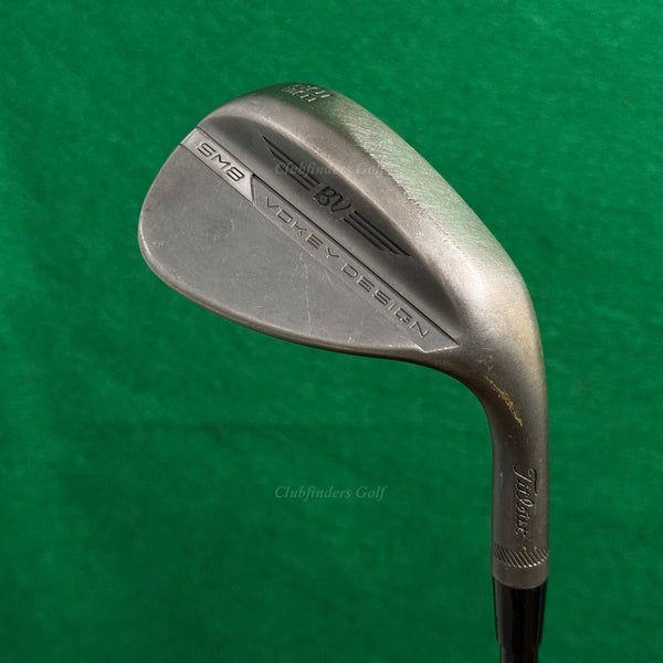 Titleist Vokey SM8 Jet Black 58-10S 58 Lob Wedge Elevate Tour VSS Steel Stiff