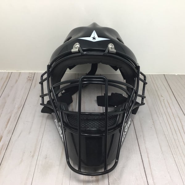 All Star Youth Catcher's Mask Black Missing Back Plate(Used)