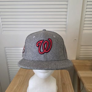 NWS Washington Nationals New Era 59fifty MTLM Wool 7 1/8 MLB