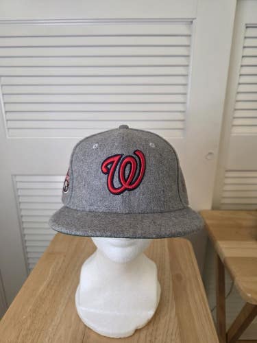 NWS Washington Nationals New Era 59fifty MTLM Wool 7 1/8 MLB