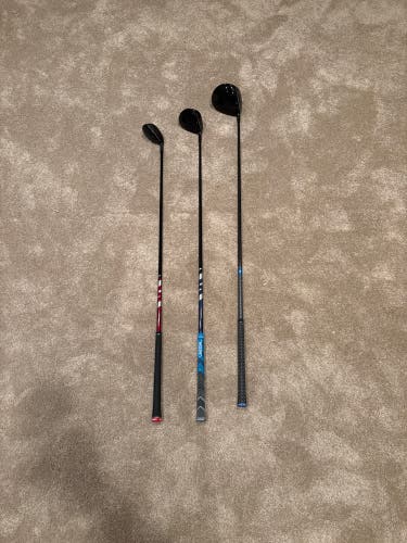 2023 TaylorMade “Top of Bag” Left Hand(Full Set) Stiff Flex Qi 10 1 wood - 3 Wood Stealth 2 3 hybrid