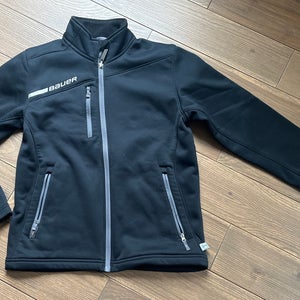 Black Boys Medium Bauer Jacket (Used)