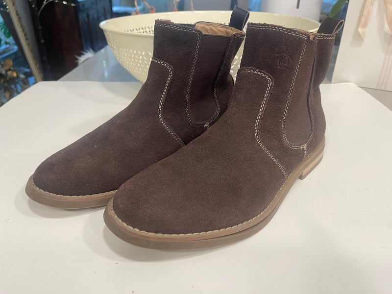Brown Men's Adult Size M 11.0 (W 12.0) Original Penguin (Used)