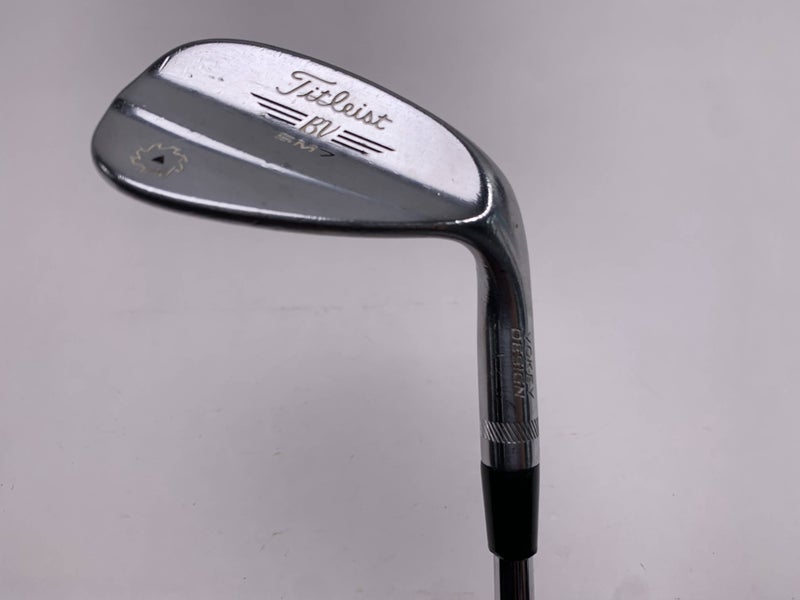 Titleist Vokey SM7 Tour Chrome Gap Wedge GW 52* 8 F-Grind Wedge Steel Mens RH