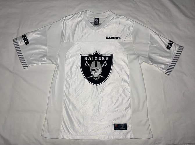 Las Vegas Raiders Jersey NFL Team Apparel White Embroidered Large