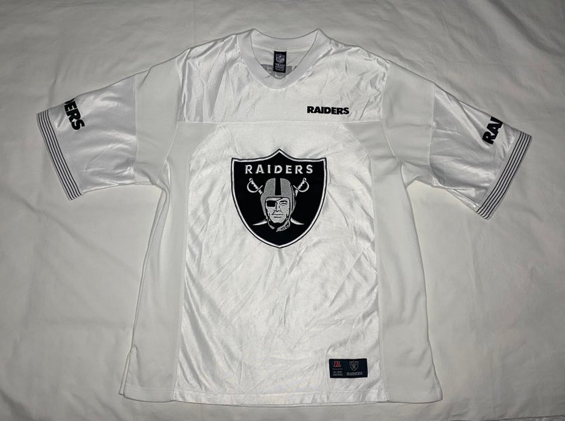 Las Vegas Raiders Jersey NFL Team Apparel White Embroidered Large