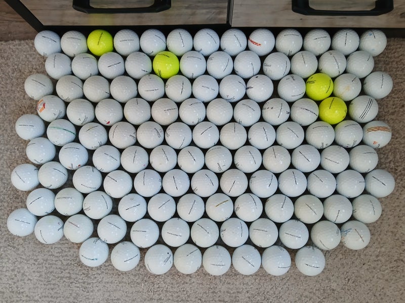 120(10 dozen) Titleist Prov1, Prov1X used golf balls.