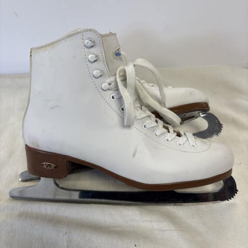Womens Size 10 Riedell Figure Ice Skates. Stock # 112W 17050. Excellent Cond