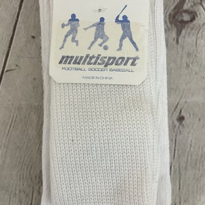 TCK 35452 Unisex Adult's MultiSport Athletic Socks White Small