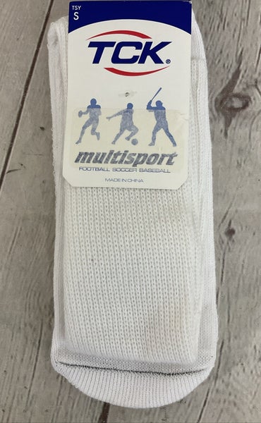 TCK 35452 Unisex Adult's MultiSport Athletic Socks White Small