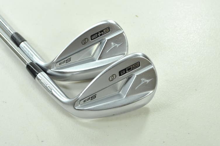 Mizuno S23 Satin Chrome 54*, 60* Wedge Set Right DG S300 95g Stiff Steel #202110