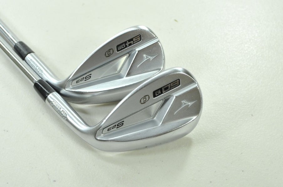 Mizuno S23 Satin Chrome 54*, 60* Wedge Set Right DG S300 95g Stiff Steel #202110