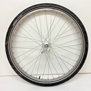 Vintage Araya 36-Steel Spoke Silver Aluminum 26" Front Wheel Michelin City Tire