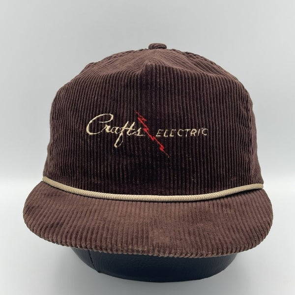 Vintage Grafts Electric Wisconsin Corduroy Snapback Hat Cap