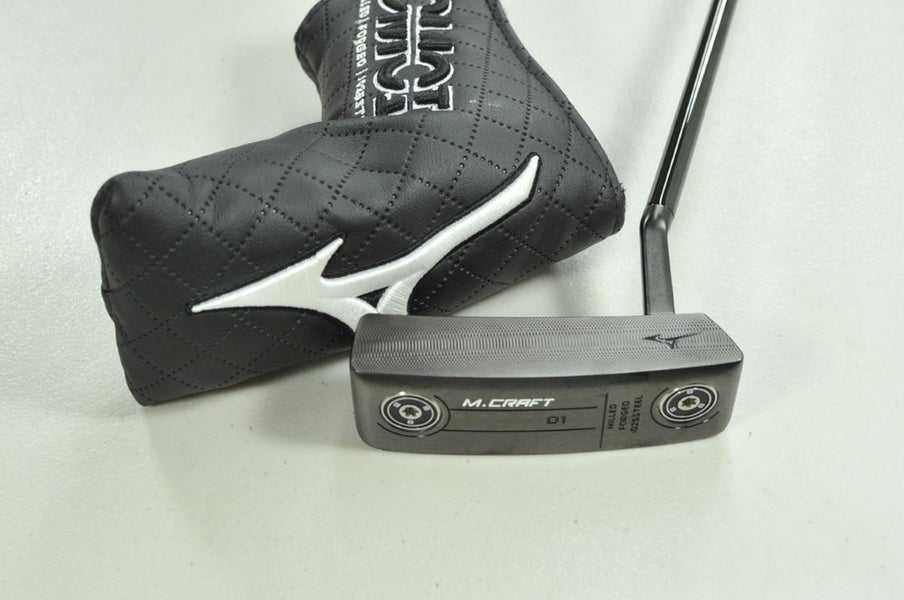 Mizuno M.Craft OMOI Type 1 Black Ion 35" Putter RH Steel with Cover # 203321
