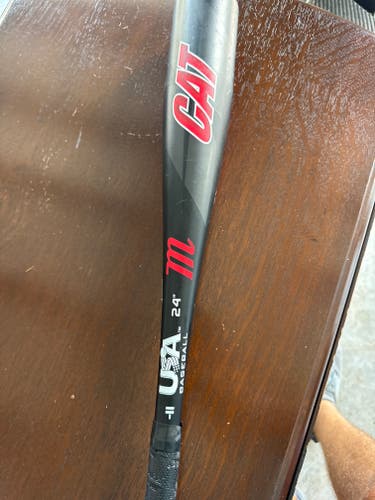 Marucci CAT Alloy USABat Certified Bat (-11) 13 oz 24" (Used)