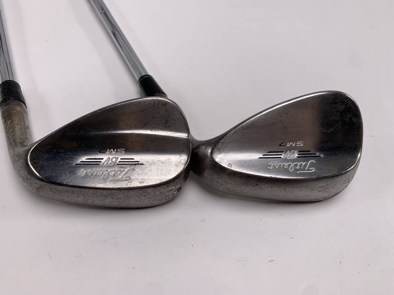 Titleist Vokey SM7 Tour Chrome Wedge Set 50* 8 54* 8 KBS Tour Wedge Mens RH