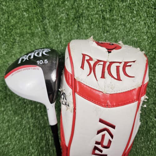 Krank Rage Black Driver 10.5 Aldila Authority Stiff Flex Graphite RH 45.5"