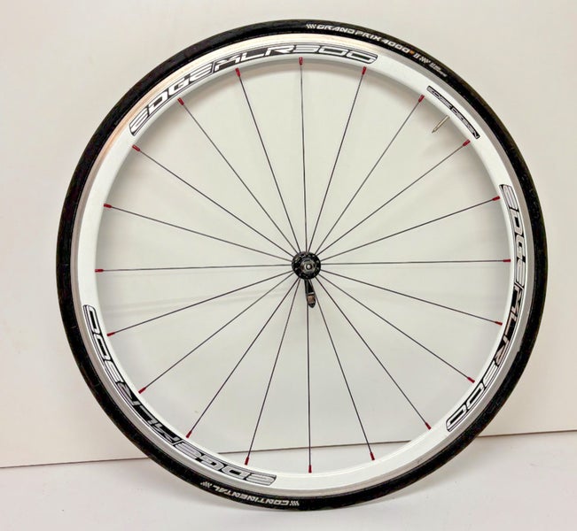 Edge XLR 300 20-Bladed Spoke Aero White Aluminum 700C Front Wheel SL Hub +Tire