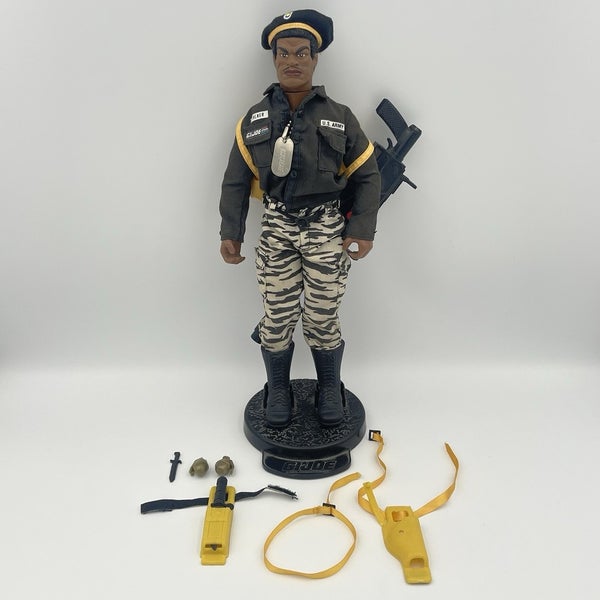 Vintage 1992 GI Joe Stalker Ranger U.S. Army African American 12" Action Figure