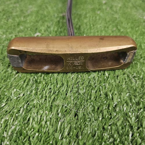Vtg KTRON 910 USA Milled Broomstick Split Grip Sweeper 45.5" Putter Right & Left