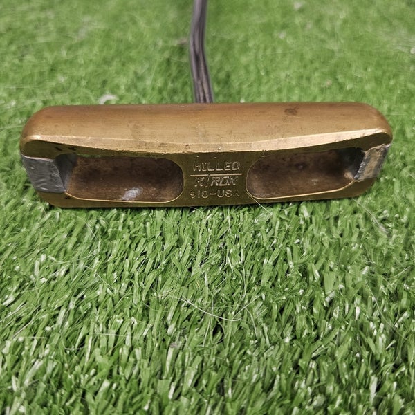 Vtg KTRON 910 USA Milled Broomstick Split Grip Sweeper 45.5" Putter Right & Left