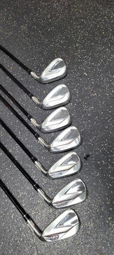 Used Taylormade STEALTH 5-PW AW Mens Iron Set RH 5I-GW/AW 11497-S000152449