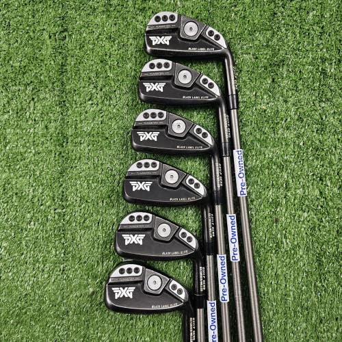 PXG Gen 5 0311P Black Label Elite Iron Set 5-PW Steelfiber i95 Regular Flex RH