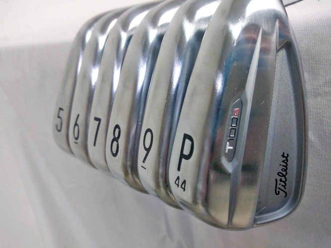 Titleist T100S Irons Set 5-PW (Steel KBS Tour, Stiff) +1/2" LONG Clubs 2021