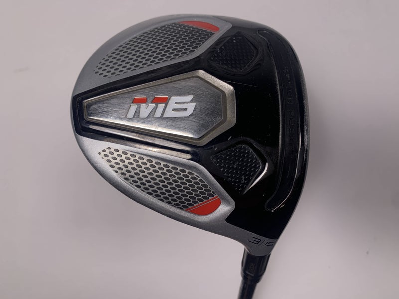 TaylorMade M6 3 Fairway Wood 15* Fujikura Atmos red 6S Stiff Graphite Mens RH